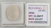 11.2/CT Natural FIRE OPAL with Govt. Lab Certificate-12632D51744